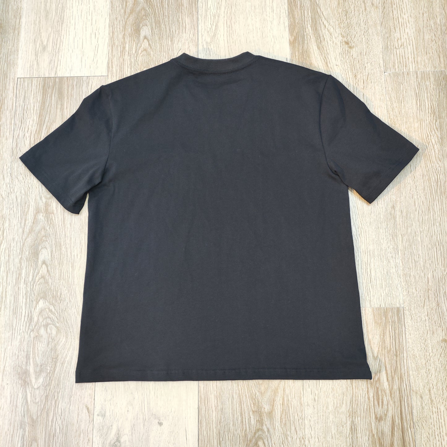 230 gsm 100% Cotton Screen Print Black T Shirt