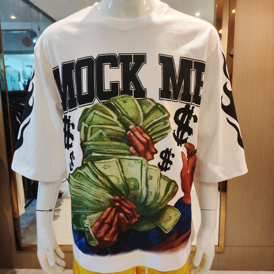 280 GSM 100% Cotton DTG Print Oversized T Shirt