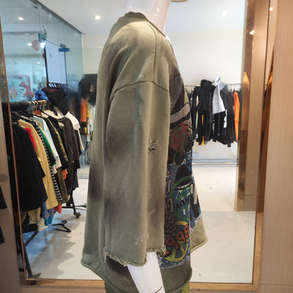 dtg print washed sweatshirt and pants