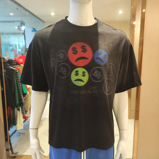 300 gsm Acid Wash DTG Print 100% Cotton T Shirt