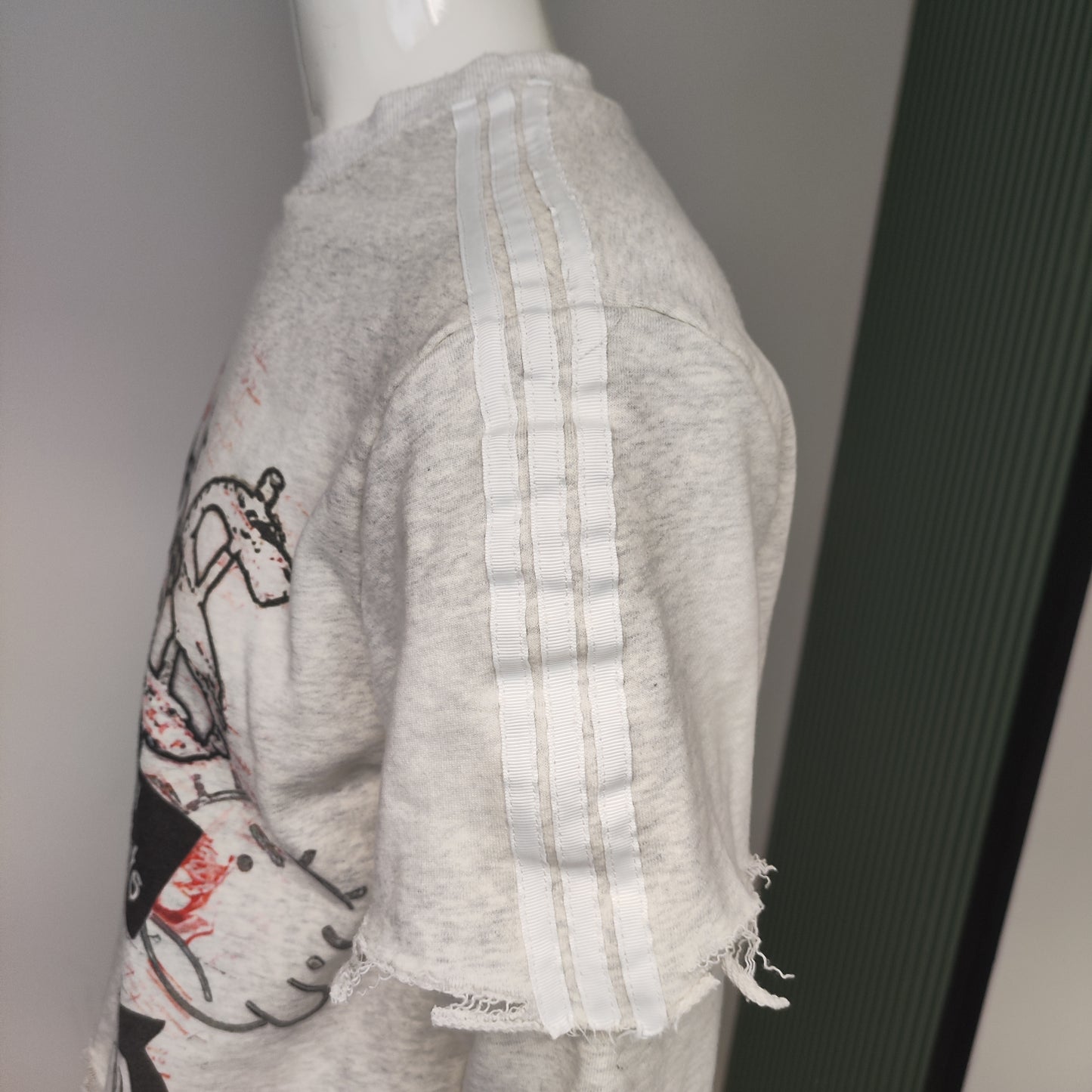 300 gsm 100%  French Terry Double Layer Distressed Sweatshirt