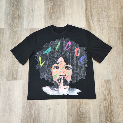 300 gsm 100% cotton dtg print streetwear t shirt