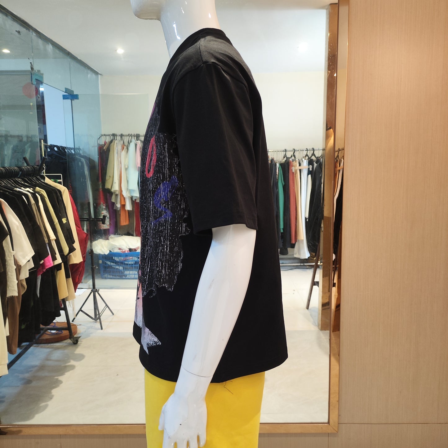 300 gsm 100% cotton dtg print streetwear t shirt