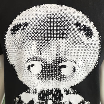 230 gsm 100% Cotton Screen Print Black T Shirt