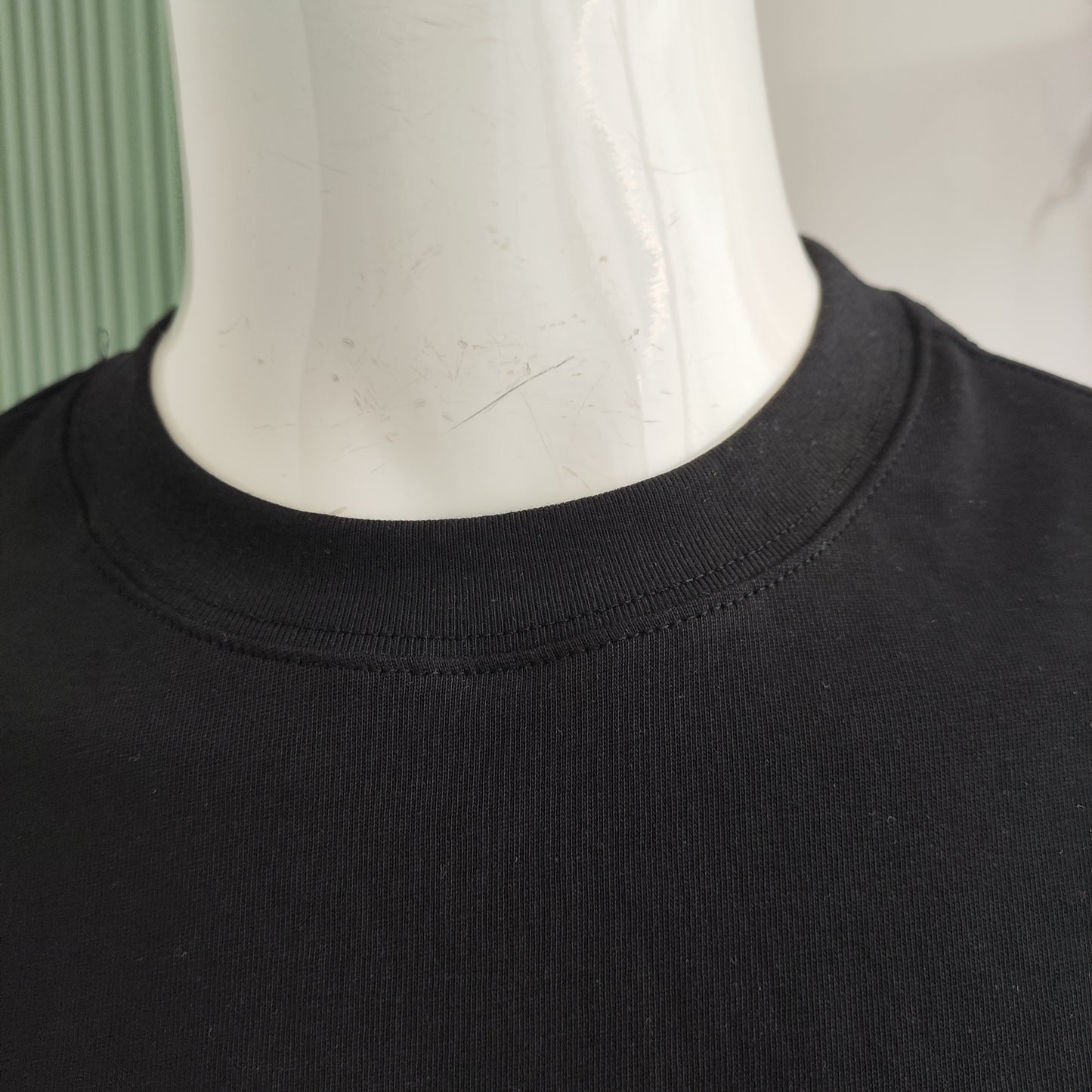 230 gsm 100% Cotton Screen Print Black T Shirt