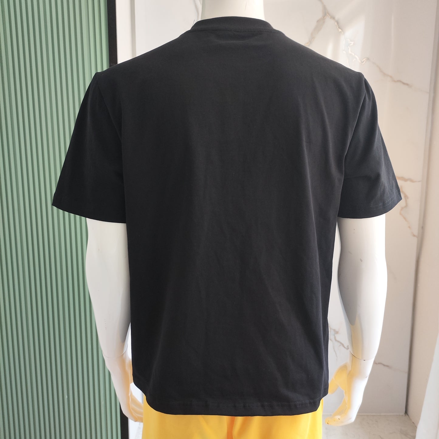 230 gsm 100% Cotton Screen Print Black T Shirt