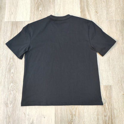 230 gsm 100% Cotton Screen Print Black T Shirt