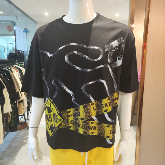 240 gsm 100% Cotton Dtg Print Streetwear T-shirt